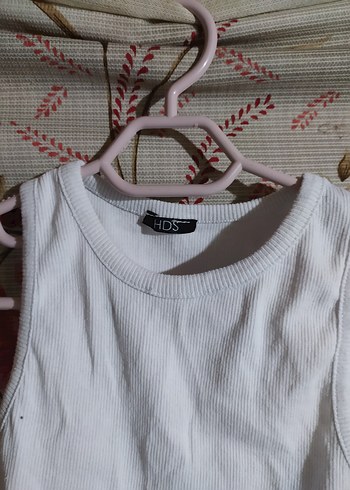 Kadın Beyaz Kısa Basic Atlet - Görsel 2