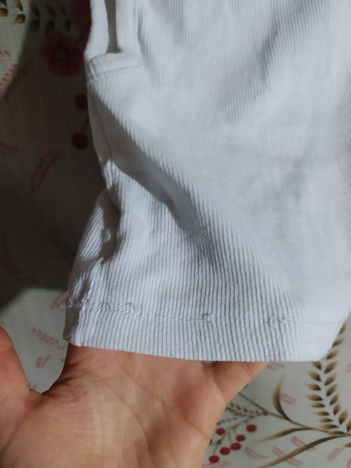 Kadın Beyaz Kısa Basic Atlet - Görsel 4