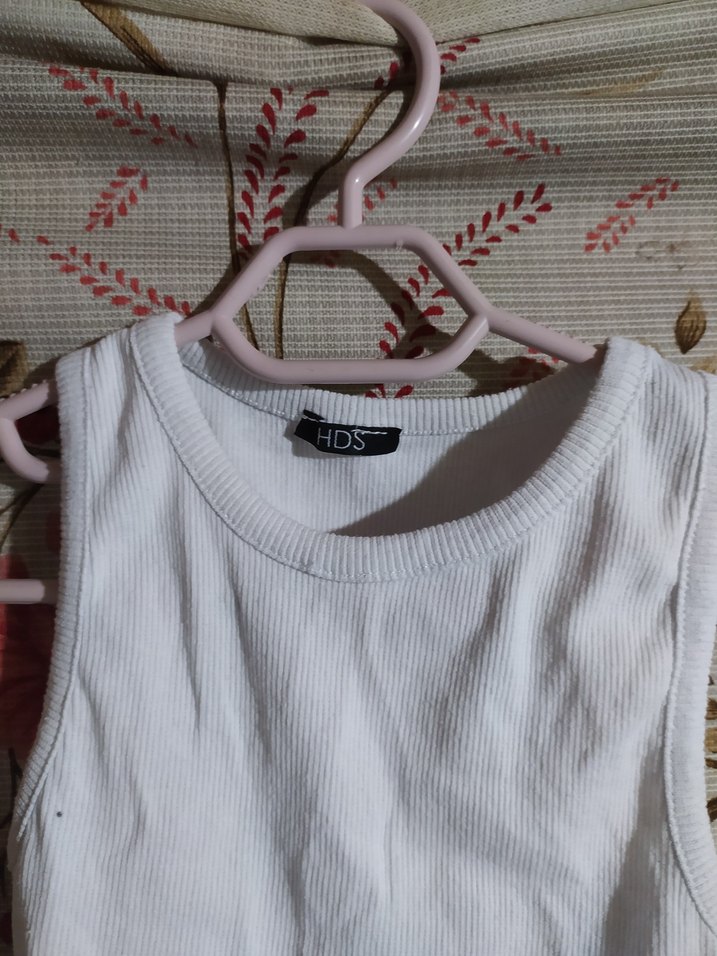 Kadın Beyaz Kısa Basic Atlet - Görsel 2