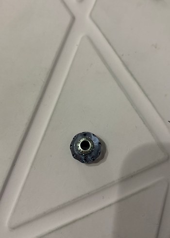 Koyu mavi murano cam charm - Görsel 2