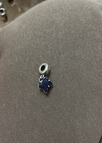 Mavi parlak yıldızlı pandora charm - Görsel 3