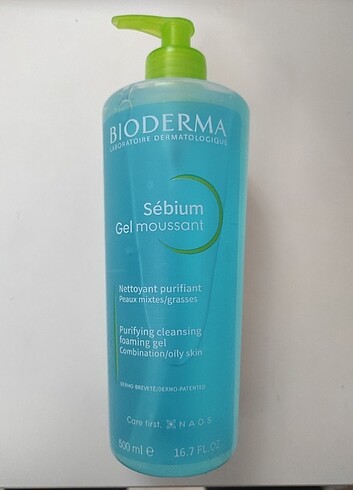 BİODERMA YÜZ YIKAMA JELİ 500 ml 