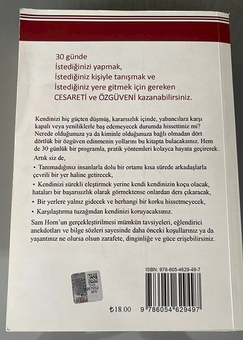 30 Adımda Özgüven - Sam Horn - Görsel 2