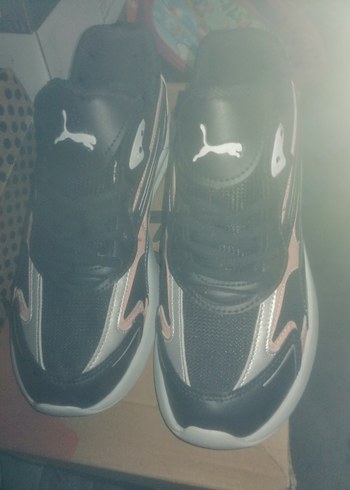 Pembe Baskılı Bağcıklı Kadın Spor Ayakkabı - Görsel 2