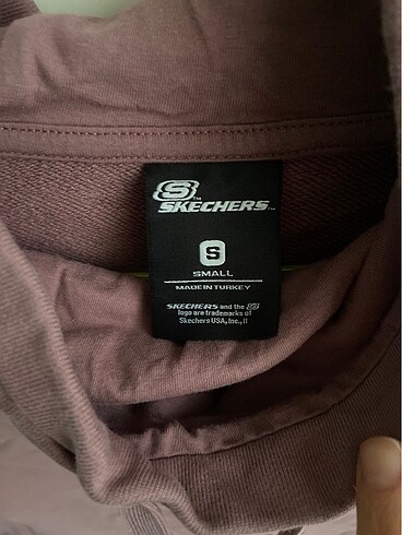 s Beden Skechers gül kurusu kadın sweatshirt