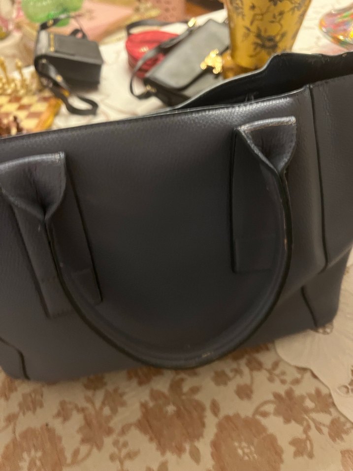 Siyah Deri Kadın Omuz Çantası - Görsel 3