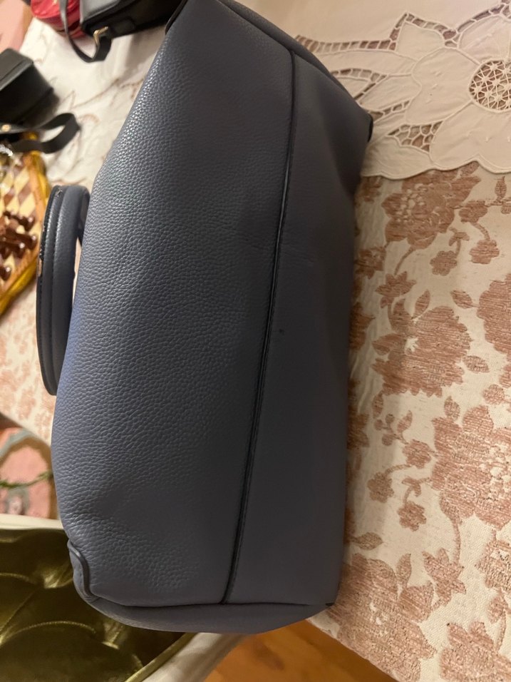 Siyah Deri Kadın Omuz Çantası - Görsel 5