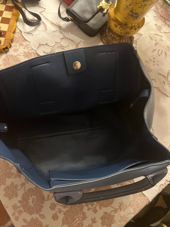 Siyah Deri Kadın Omuz Çantası - Görsel 4