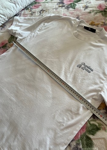 Beyaz Pamuklu Erkek Tişört - Görsel 5