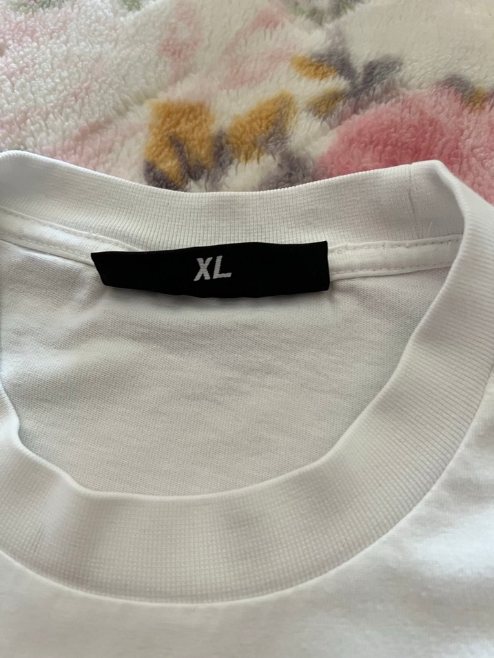 Beyaz Pamuklu Erkek Tişört - Görsel 4