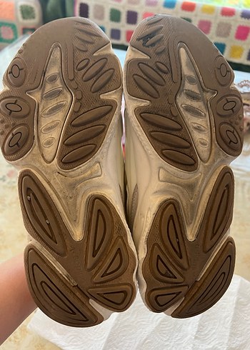 Beyaz Bağcıklı Kadın Spor Ayakkabı - Görsel 7