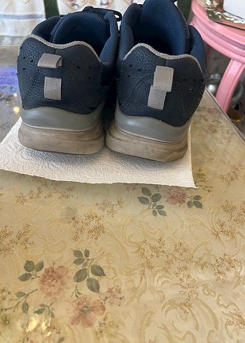 Siyah Erkek Spor Ayakkabı Bağcıklı - Görsel 4