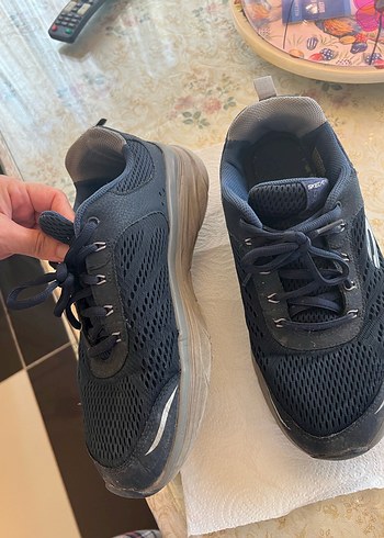 Siyah Erkek Spor Ayakkabı Bağcıklı - Görsel 5