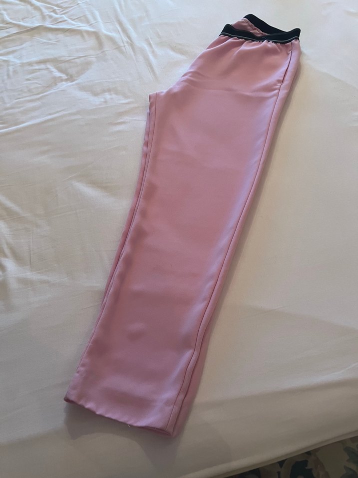 Düğmeli Pembe Hamile Midi Şort - Görsel 5