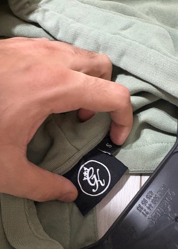 Diğer erkek Haki Kapüşonlu Rahat Sweatshirt