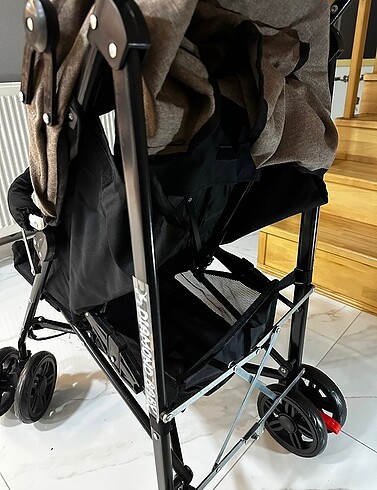 9- 18 kg Beden kahverengi Renk Diamond Baby P102 Tam Yatarlı Baston Puset Bebek Arabası