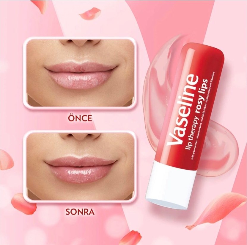 Vaseline lip therapy Rosy Lips Dudak Bakım Kremi - Görsel 2