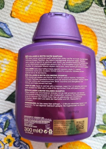 Bioxcin Kolajen & Biotin Hacim Şampuanı -Dökülme Karşıtı Şampuan - Görsel 4