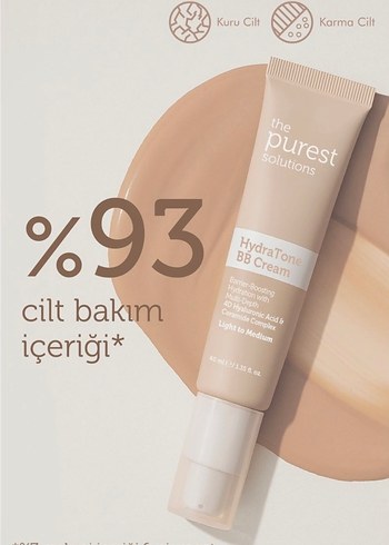 The Purest Solutions BB Krem Açık-Orta Ton 40 ml - Görsel 4