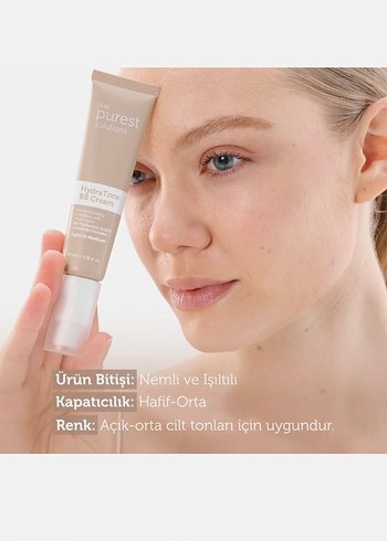 The Purest Solutions BB Krem Açık-Orta Ton 40 ml - Görsel 2