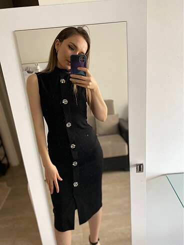 38 Beden siyah Renk Maxi elbise