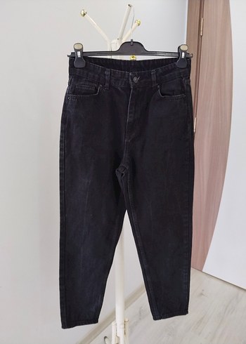 Diğer Siyah Yuksek Bel Denim Jean
