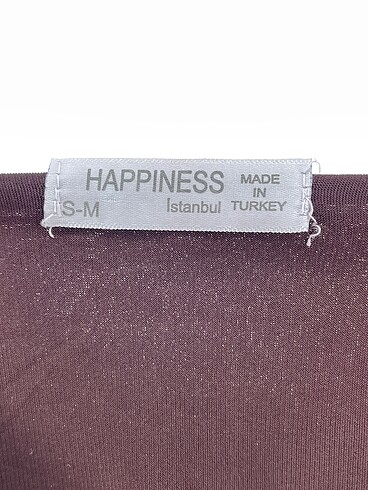 s Beden kahverengi Renk Happiness Kısa Elbise %70 İndirimli.