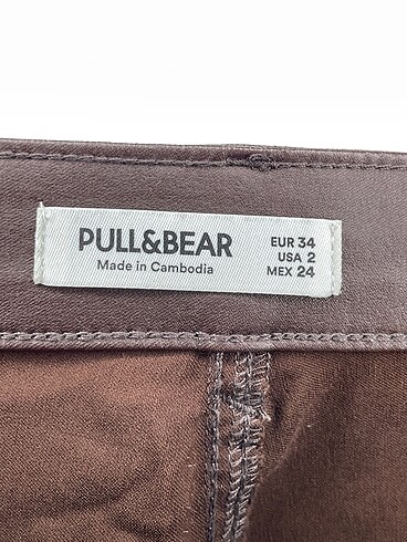 34 Beden kahverengi Renk Pull and Bear Skinny %70 İndirimli.