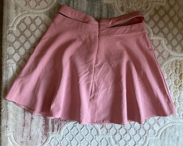 Diğer toz pembe mini etek