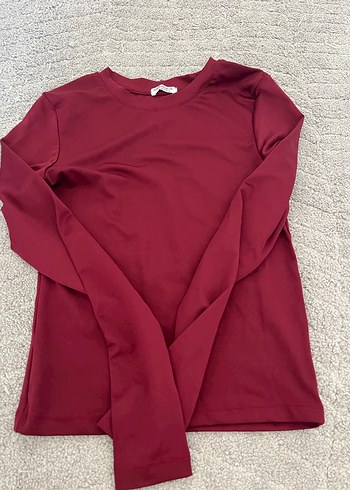 Bordo Uzun Kollu badi - Görsel 2