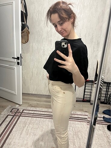 Krem pantolon - Görsel 2