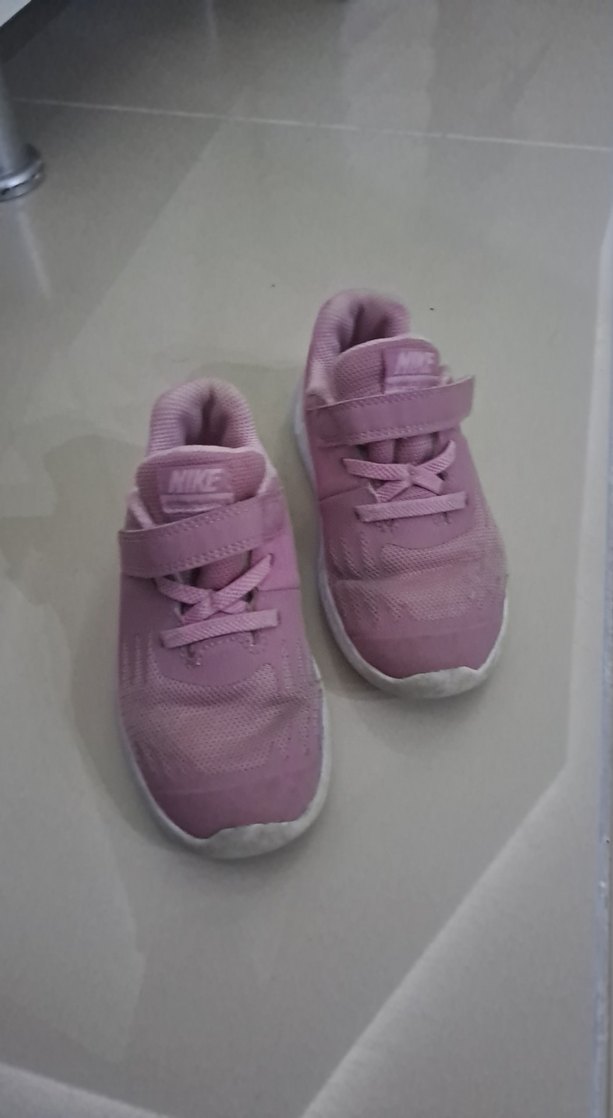 Kız Çocuk Pembe Cırt Cırtlı Spor Ayakkabı - Görsel 2