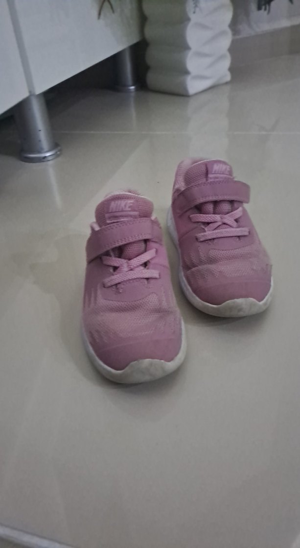 Kız Çocuk Pembe Cırt Cırtlı Spor Ayakkabı - Görsel 3