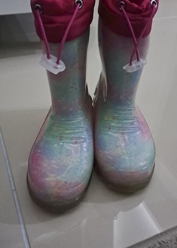 Kız Çocuk Pembe Tie-Dye Desenli Kışlık Bot - Görsel 5