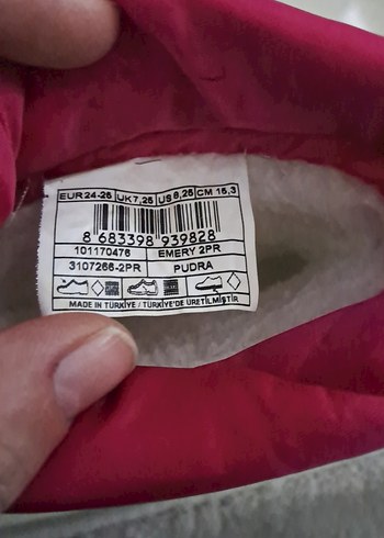 Kız Çocuk Pembe Tie-Dye Desenli Kışlık Bot - Görsel 4