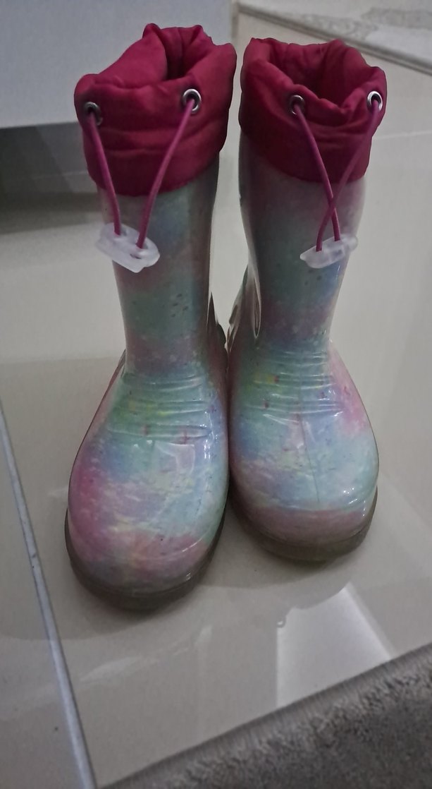 Kız Çocuk Pembe Tie-Dye Desenli Kışlık Bot - Görsel 5