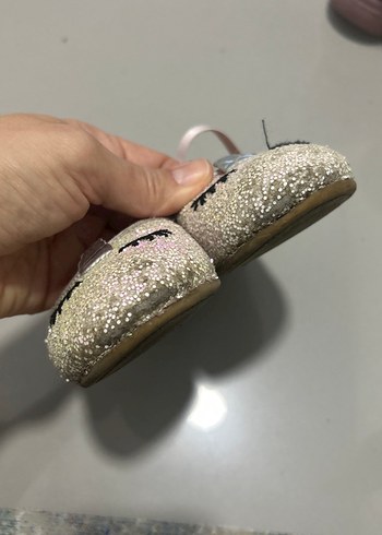 Pembe Parlak Kız Çocuk Babet Ayakkabı - Görsel 5