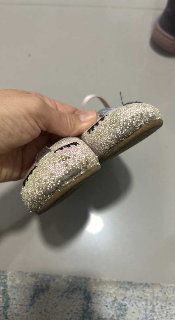 Pembe Parlak Kız Çocuk Babet Ayakkabı - Görsel 5