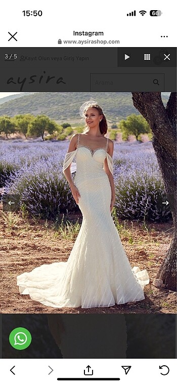 Balık Model Gelinlik - Görsel 2