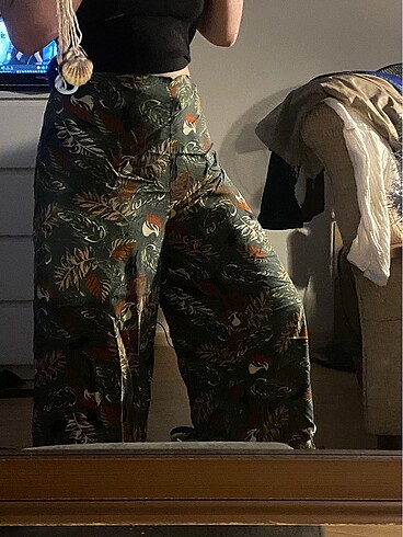 yırtmaçlı kumaş pantolon