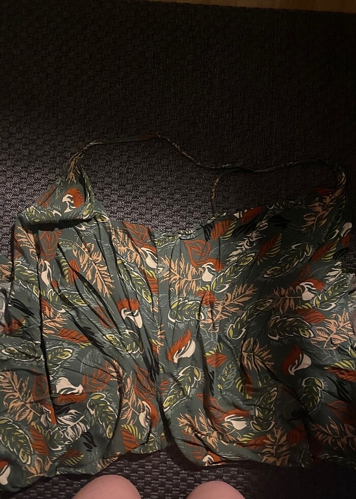 yırtmaçlı kumaş pantolon - Görsel 4