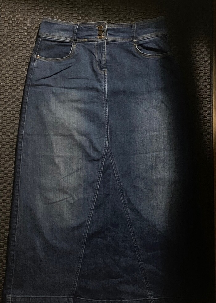 uzun kot etek - Görsel 2