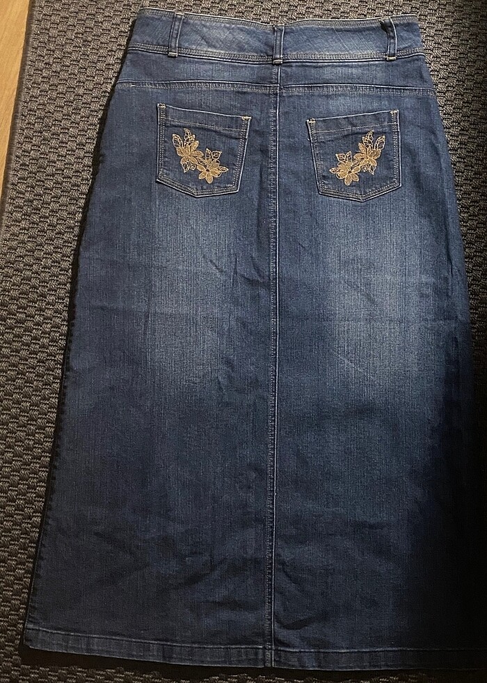 uzun kot etek - Görsel 3