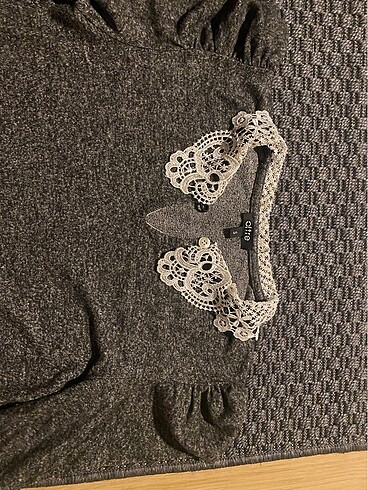 dantel yaka prenses kol üst - Görsel 4