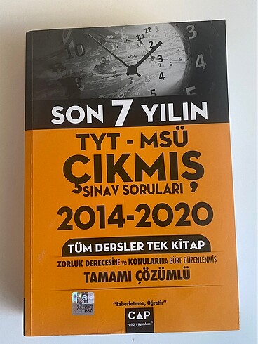 ÇAP YAYINLARI ÇIKMIŞ SORULAR