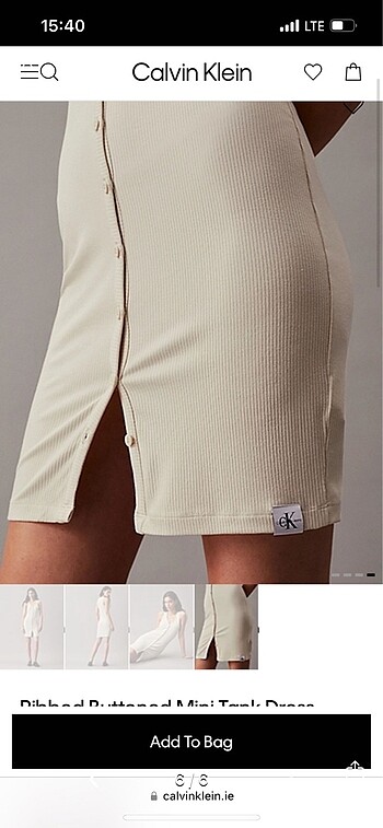 Calvin klein yazlık elbise