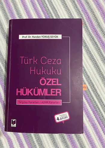 Türk Ceza Hukuku Özel Hükümler Kitabı