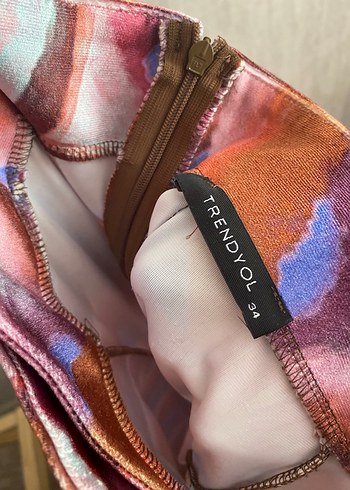 Bohem Tarzı Piliseli Batik Desenli Kadın Pantolon - Görsel 3