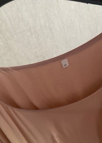 Pudra Pembe Midi Hamile Eteği - Görsel 3