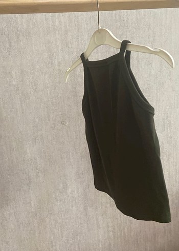 Siyah Kolsuz Yüksek Yakalı Kadın Atlet - Görsel 3